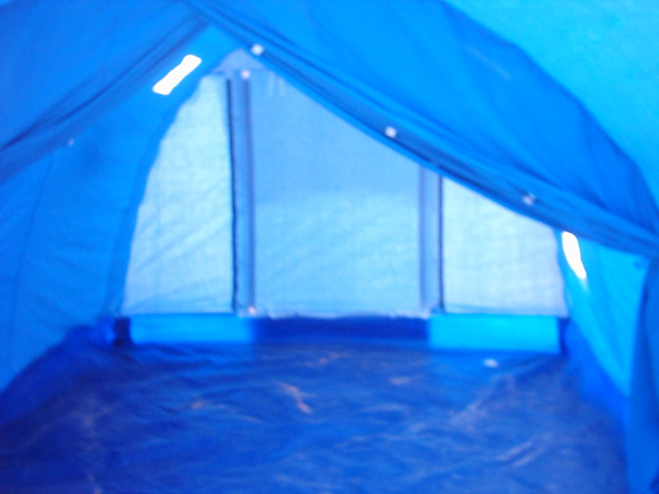 Installation d'un abri temporaire